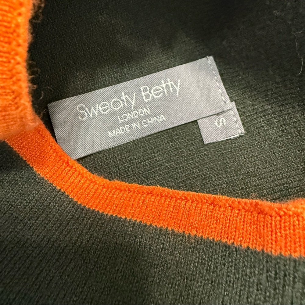 Sweaty Betty Serenity Jumper Sweater Women Size S pullover Knit Dark Green - Picture 9 of 13